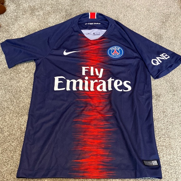 Nike | Shirts | 28 Nike Paris Saint Germain Team Soccer Jersey | Poshmark